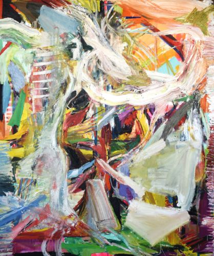 GS666_2019-HARA,-oil-and-oil-stick-on-canvas,-72-x-60