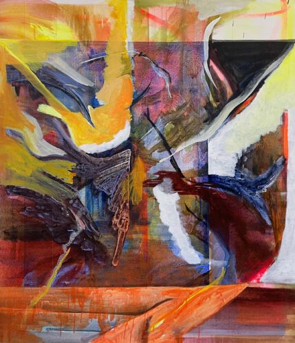 ME711_2021-LEGENDS-(vertical),-74'-x-62',-oil-and-acrylic-on-canvas-2021